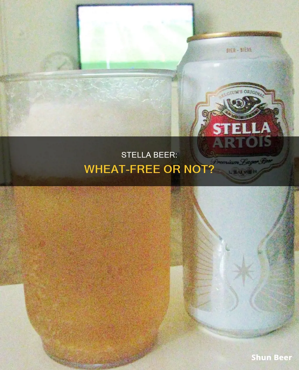 does stella beer contain wheat