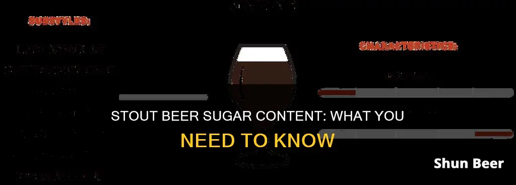 does stout beer contain sugar