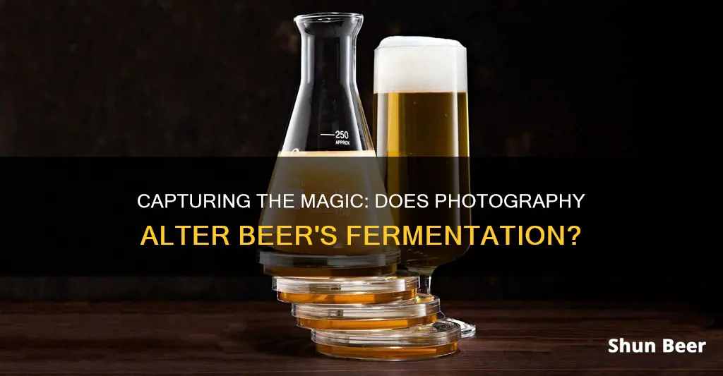 does taking a picture of fermenting beer affect it