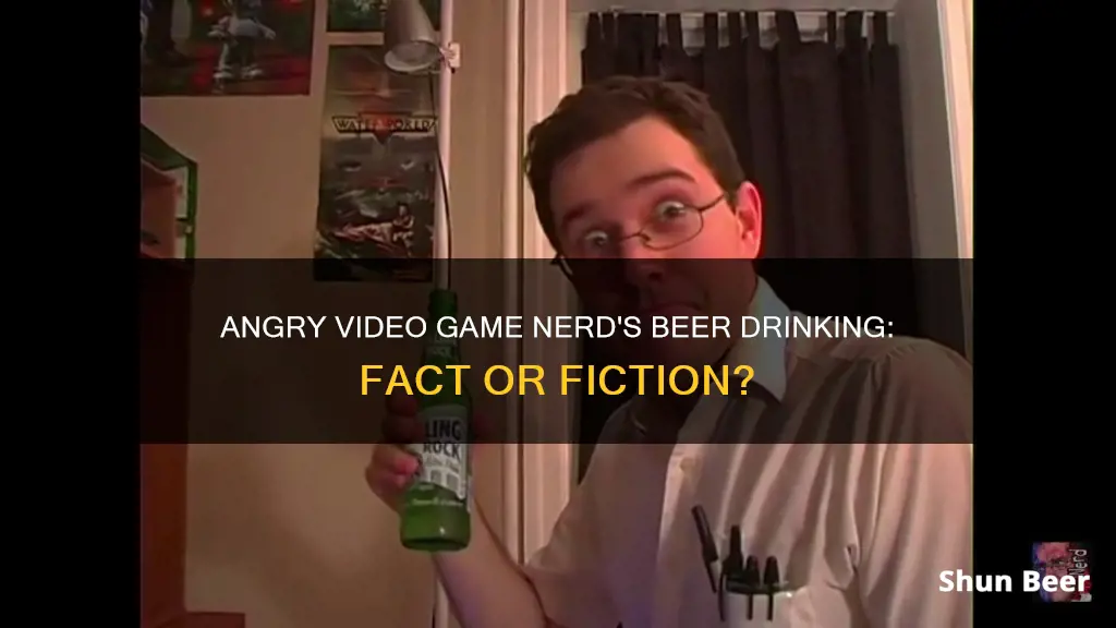 does the avgn really drink beer