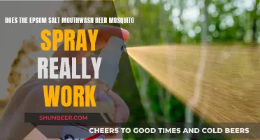 Mouthwash Beer Spray: Effective Mosquito Repellent?