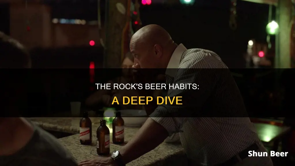 does the rock drink beer