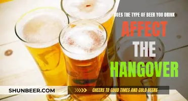 Beer Hangovers: Type and Intake Matter