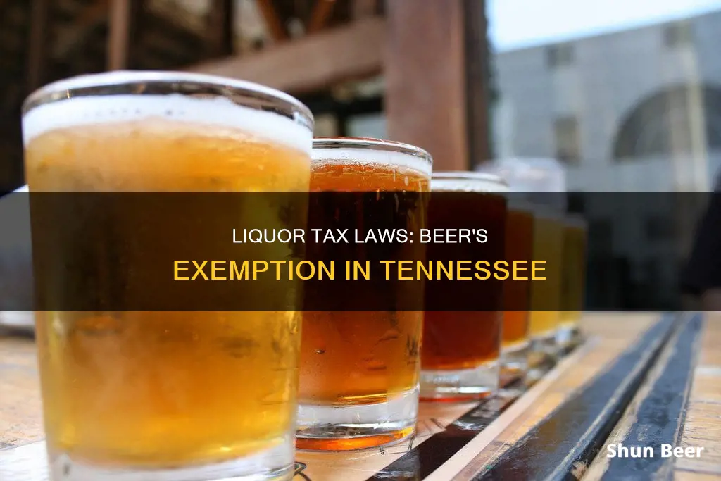 does tn liquor by drink tax apply to regular beer