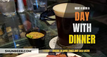 The Daily Beer Ritual: A Hearty Companion to Dinner