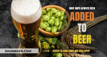 The Historical Addition of Hops to Beer