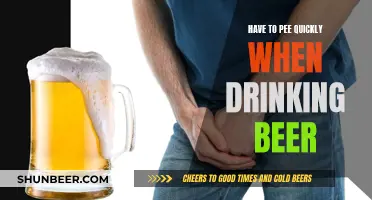 Beer-drinking and the sudden urge to pee: What's the link?