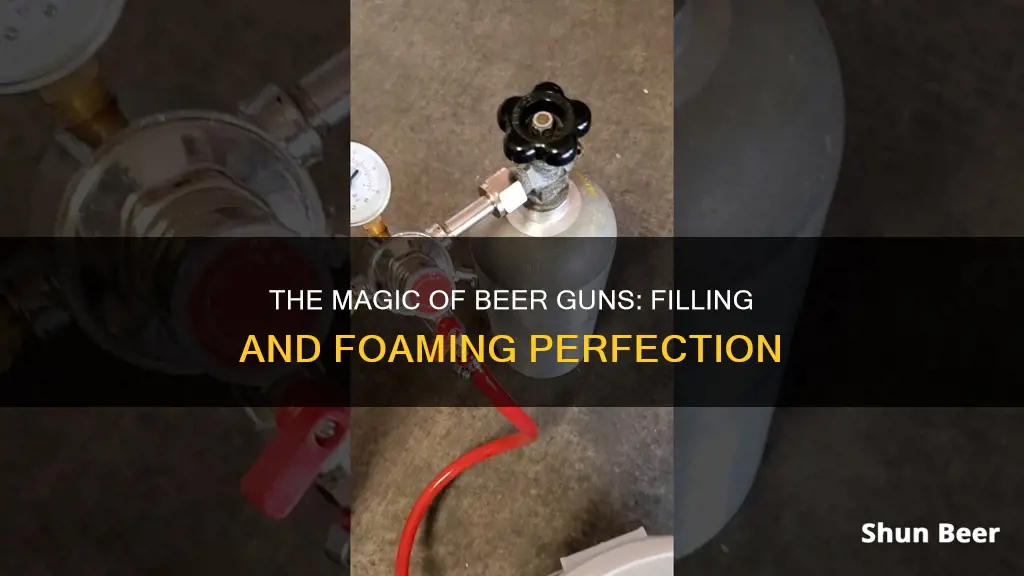 how a beer gun works