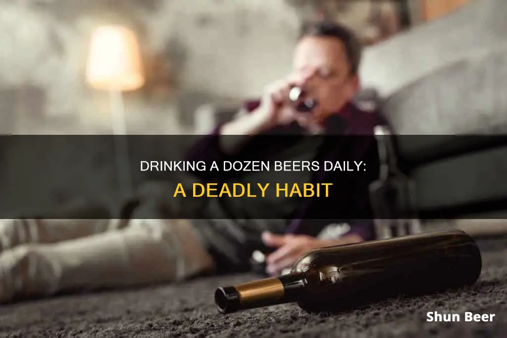 how bad is drinking 12 beers a day