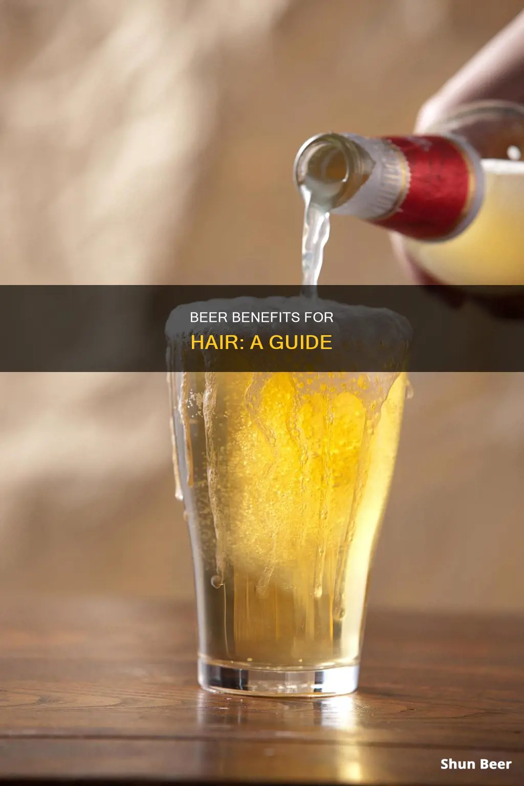 how beer works on hair