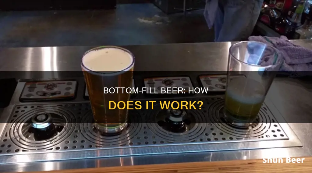 how bottom filling beer works