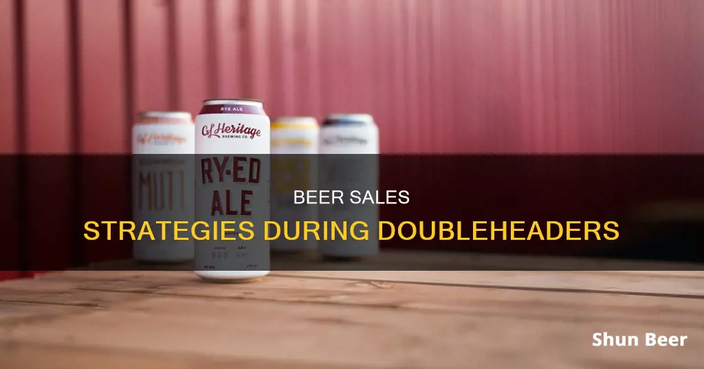 how do beer sales work during doubleheader