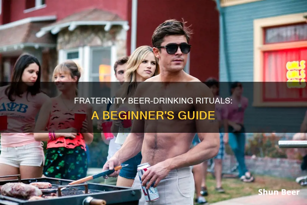 how do frat drink beers