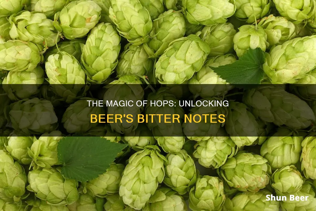 how do hops bitter beer