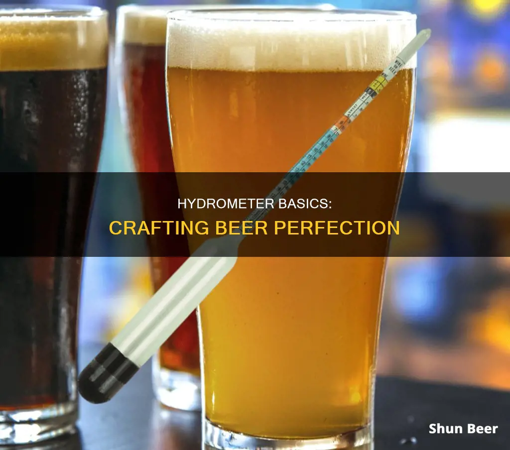 how do hydrometers work for making beer