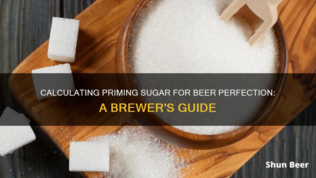 how do you calculate priming sugar for beer