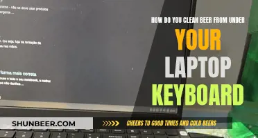 Beer-Stained Keys: A Guide to Cleaning Under Your Laptop Keyboard