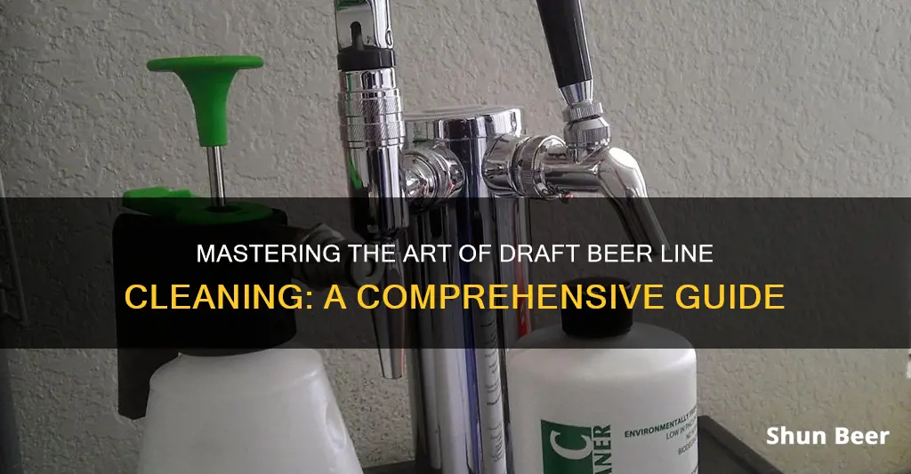 how do you clean draft beer lines