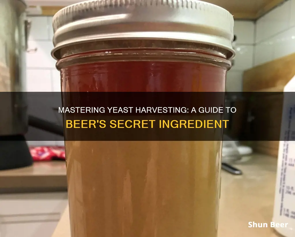 how do you harvest yeast from beer