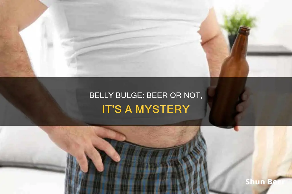 how do you have beer gut when you don