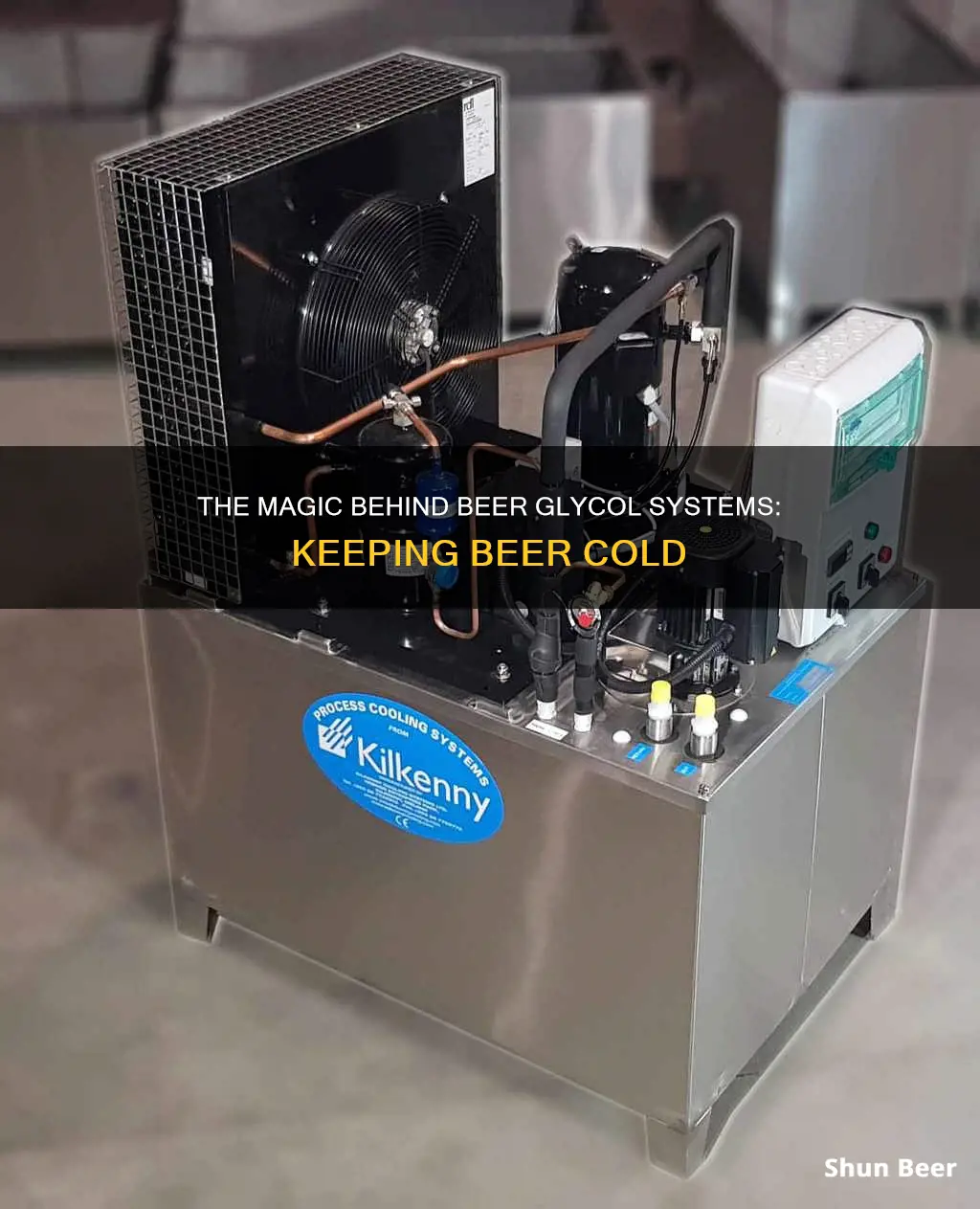 how does a beer glycol system work