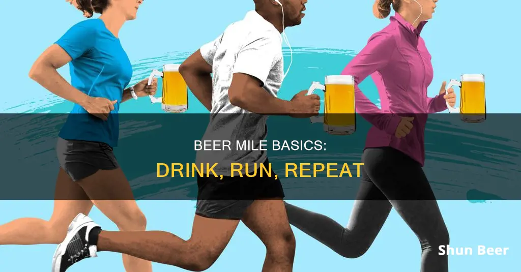 how does a beer mile work