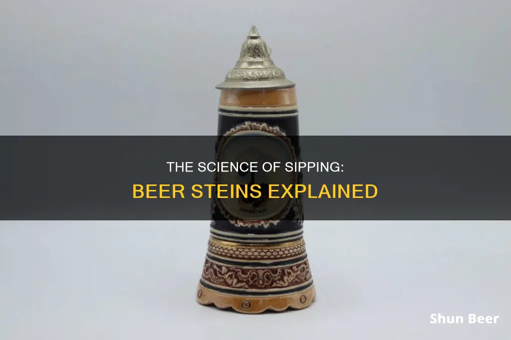 how does a beer stein work