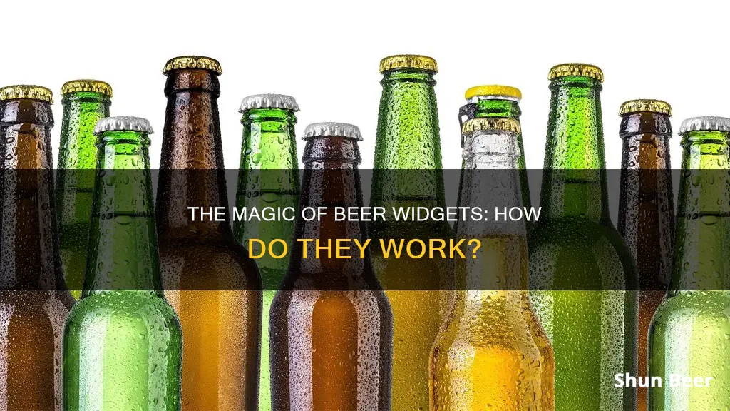 how does a beer widget work