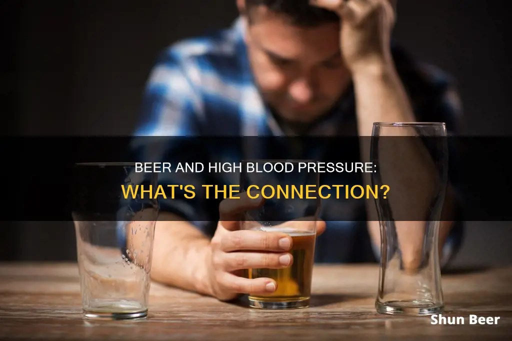 how does drinking beer affect high blood pressure