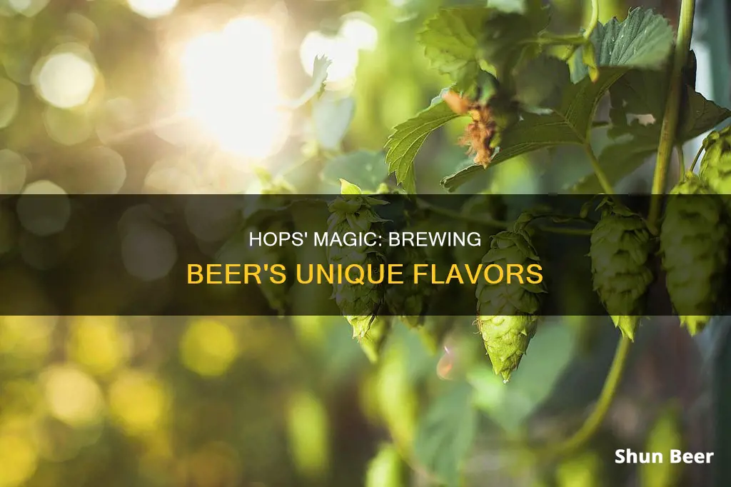 how does hops flavor beer