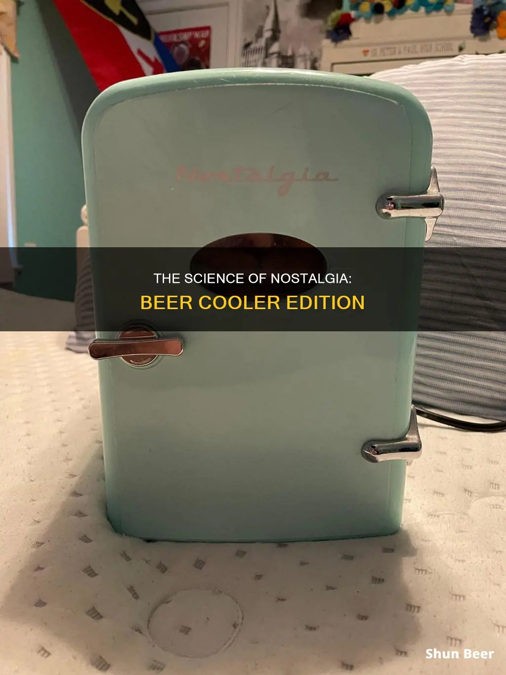 how does nostalgia beer cooler work