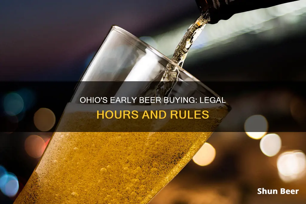 how early can i buy beer in ohio