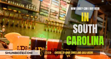 South Carolina's Beer Buying Laws: Early Shopping Explained