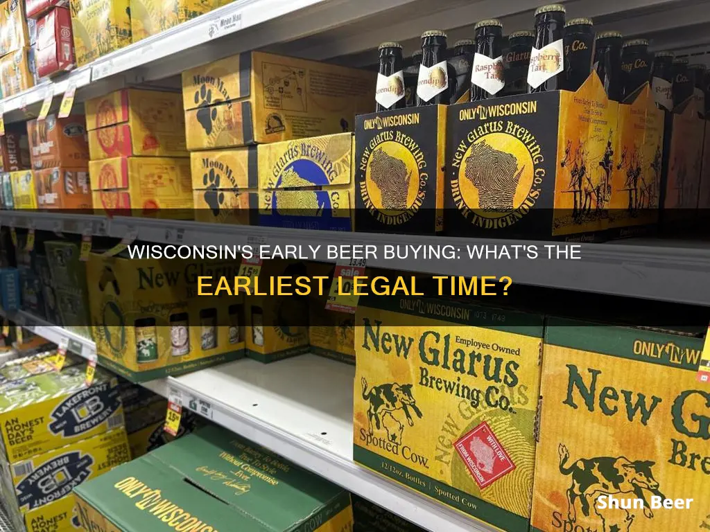 how early can i buy beer in wisconsin