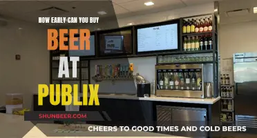 When to Buy Beer at Publix Early