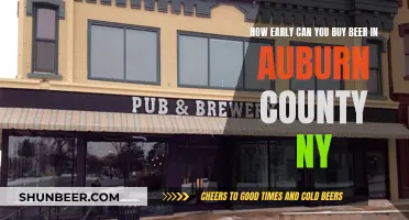 Buying Beer Early in Auburn County, NY: What's the Law?