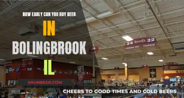 Bolingbrook, IL: Beer Buying Before Noon