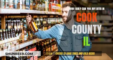 Beer Buying in Cook County: What Time's Too Early?