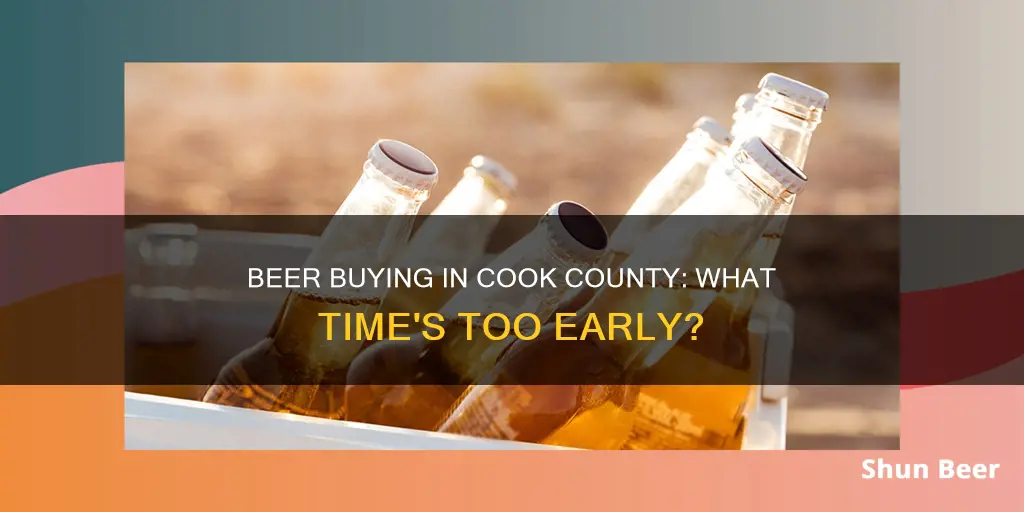 how early can you buy beer in cook county il