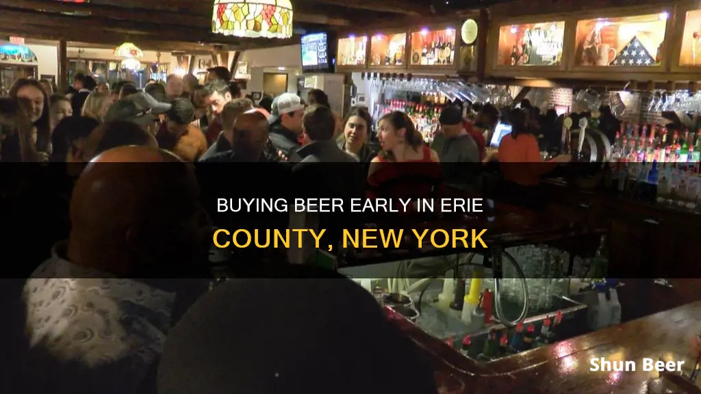 how early can you buy beer in erie county ny