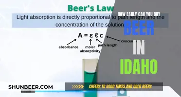 Idaho's Beer Buying Laws: Early Shopping Explained