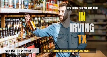 Beer Buying in Irving, TX: What Time Can You Buy?