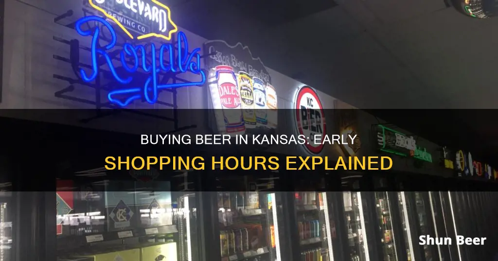 how early can you buy beer in kansas