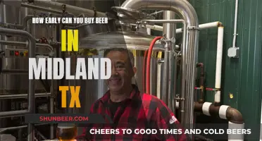 Midland, Texas: Early Beer Buying Hours Explained