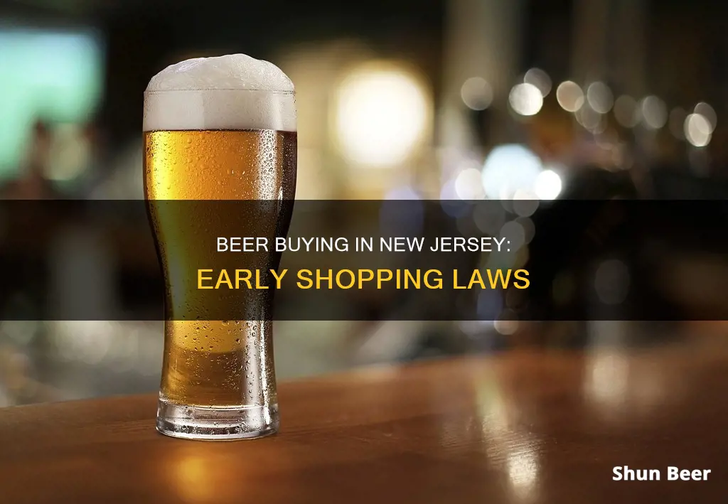 how early can you buy beer in nj