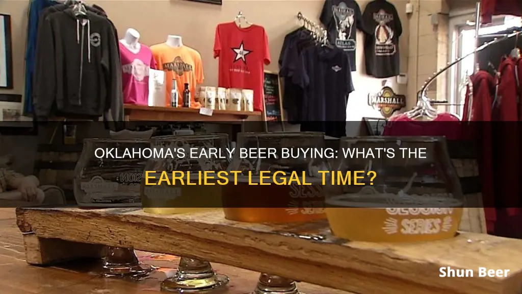 how early can you buy beer in oklahoma