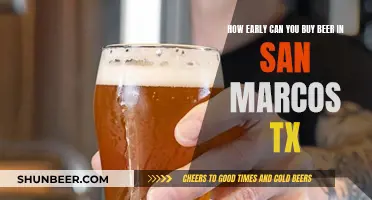 Beer Buying in San Marcos: Early Shopping Hours Explained