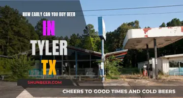 Buying Beer in Tyler, TX: What's the Earliest Time?