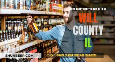 Will County, IL: Beer Buying Before Noon