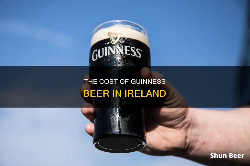 how expensive is guinness beer in ireland